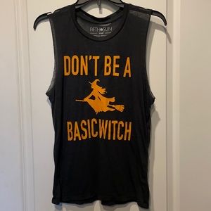 Halloween tank, Don’t be a basic witch, small 🎃